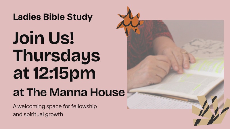 Ladies hands resting on an open bible. 